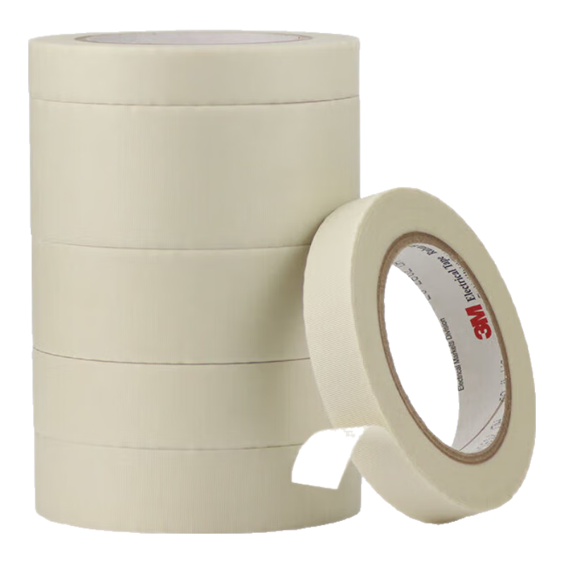 3M Glass Cloth Tape, Heat-Resistant Single-Sided Tape, Insulating Tape, 1 Roll (10mm*3 3M)69 #