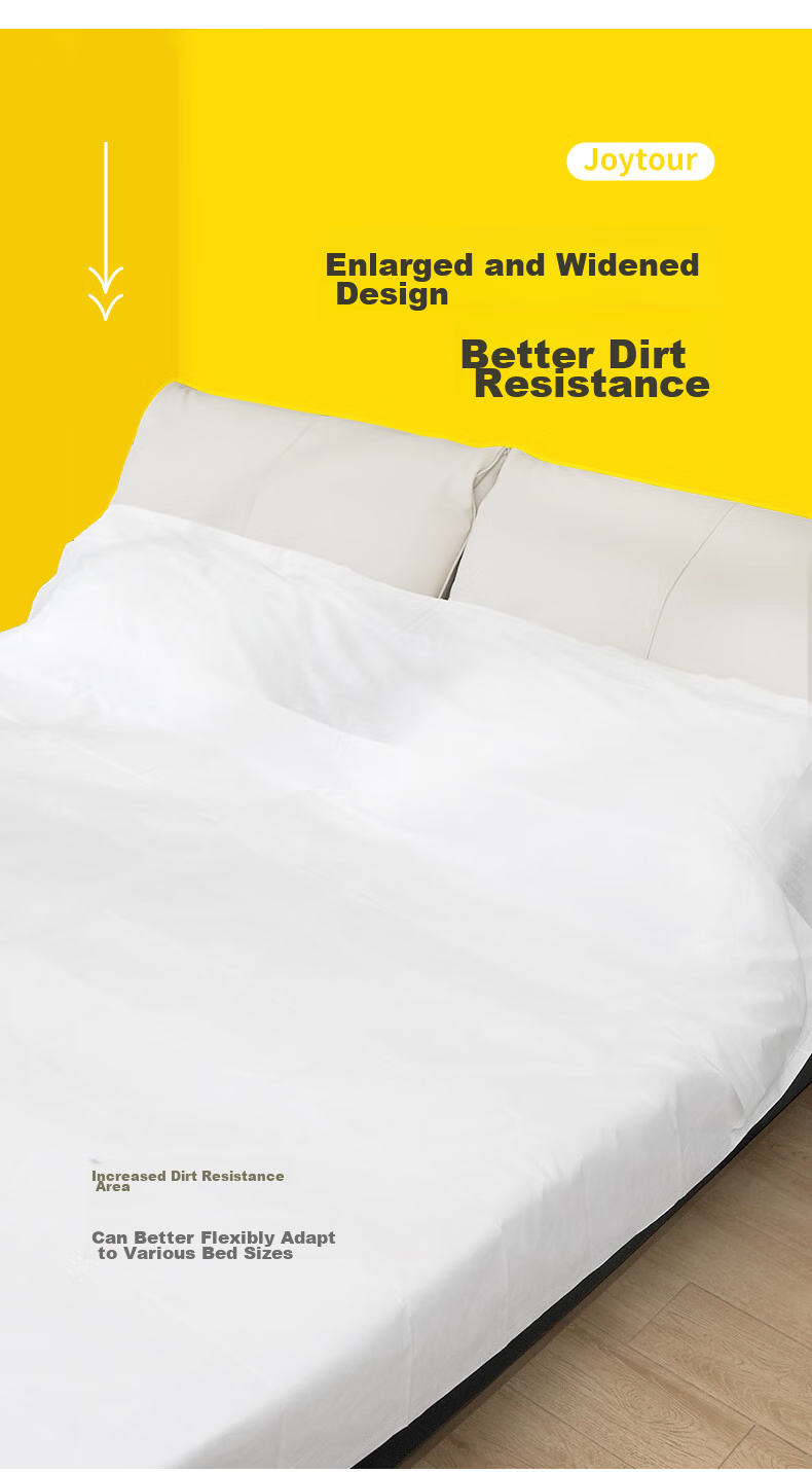 JOYTOUR Disposable Bed Sheets, Thick Non-Woven Travel Bedsheets for Beauty Salons And Massages, Pack of 50, White 6