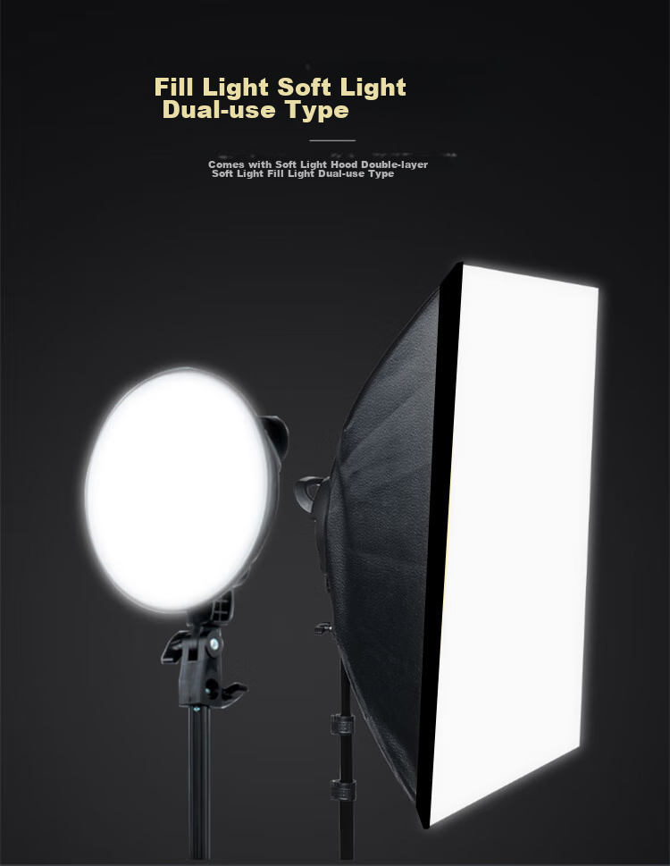 Hakutatz LED Photography Light, Live Streaming Fill Light, Studio Kit, Continuous Soft Light Props Equipment, Octagonal Photo Video Beauty Light, Internet Celebrity Streamer Room 16