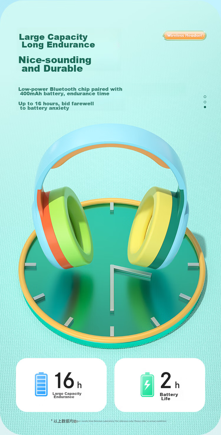 Newmine TB205 Backed Reading Device, Wireless Bluetooth Headphones with In-Ear Monitoring, Over-Ear High-Quality Sound, for Computer Classes, Gaming, Sports, Long Battery Life, Ear-Style Popular Equipment 14