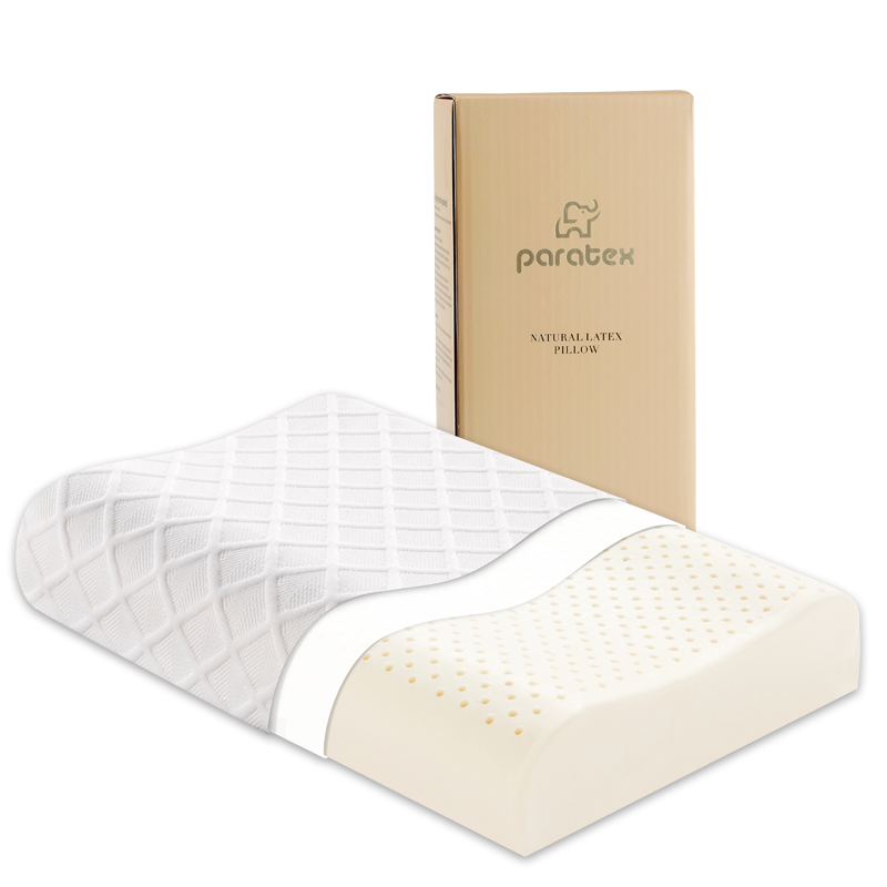 Paratex ECO Imported from Thailand, Natural Latex Pillow, Double Antibacterial And Breathable Pillow Core, 94% Latex Content