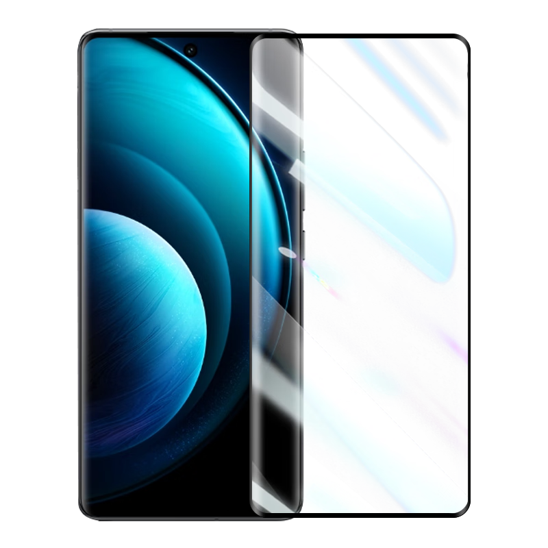 LLUNC [2-Pack] Tempered Glass Screen Protector for Vivo X100/Pro, Full Coverage Curved High-Definition Ultra-Thin Glass Protective Film, Shatterproof Wear-Resistant Screen Film for X100sPro Smartphone