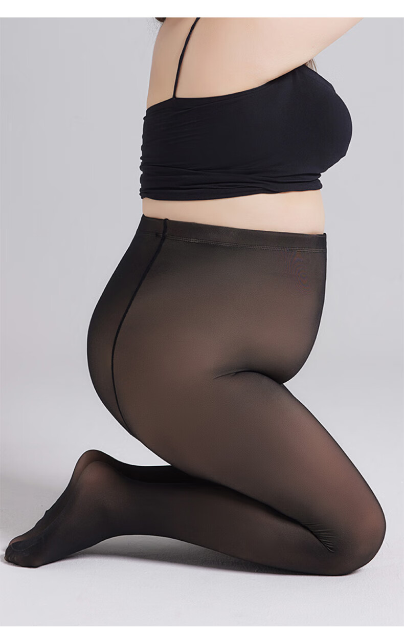 Langsha Sheer Nude Tights for Women Thin Spring Autumn Outerwear Plus Size Seamless Skin-Like Pantyhose 15
