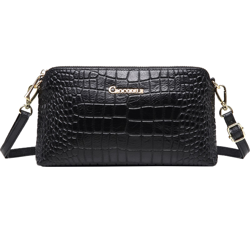 CROCODILE Goddess Festival First Layer Cowhide Crocodile Pattern Women's Simple Shoulder Crossbody Small Bag Gift 1903