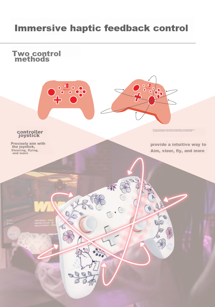 PowerA Officially Licensed Switch Controller, Switch 2 Controller, NS2 Bluetooth, Motion Control, Zelda, Mario, Pokemon, Pikachu Garden Controller 9