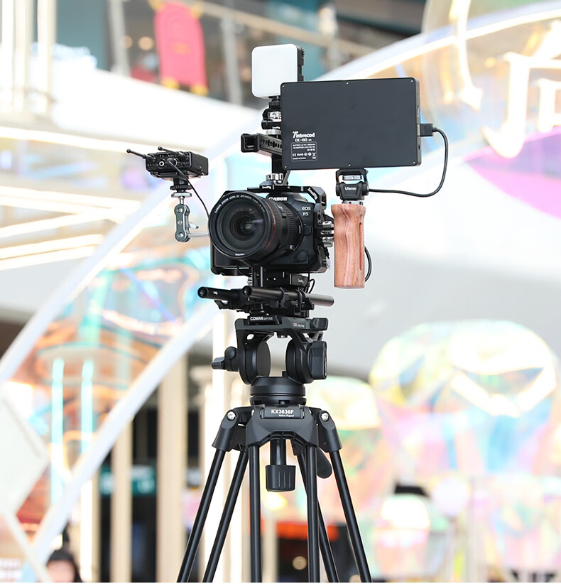 COMAN Professional Tripod, Camera Tripod, DSLR Hydraulic Head, Camera Stand, Live Streaming Photography, Load Capacity 10KG, Stable Universal Tripod KX3636F 2