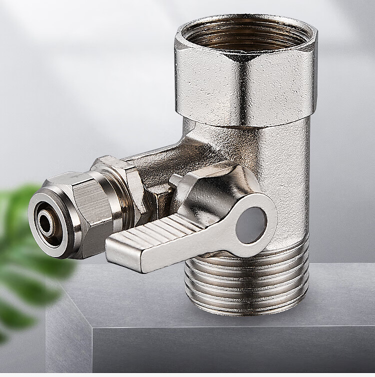 MEJUE Water Purifier Inlet Tee, Ball Valve Faucet Water Purifier Connector, 1/4 Inch Pipe Water Supply Accessory, Union Joint Z-017222 3