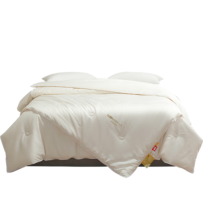La Torretta Comforter Spring And Autumn Duvet Insert, 35% Soybean Fiber, All-Season Comforter, Class A Antibacterial Filling, 4 Jin (2 Kg), 150*200cm