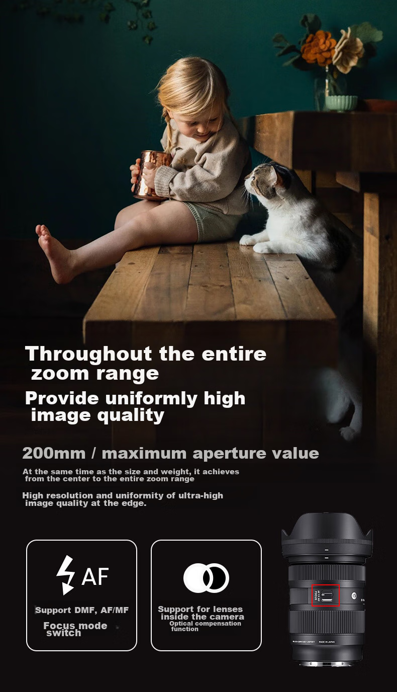 SIGMA 28-70mm F2.8 DG DN | Contemporary Full-Frame Mirrorless Camera Standard Zoom Lens for Portraits, Travel And Live Streaming (Sony E-Mount) 5