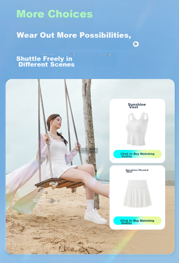 BOSIDENG National Standard Sun Protection Clothing for Women, Extra Long Style, Cool And Breathable, Full Body UV Protection, Slim Fit, Heightening Effect, Travel Jacket 33