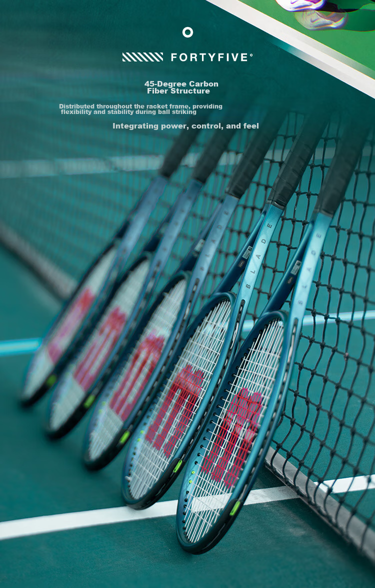 Wilson BLADE 100L V9 Full Carbon Professional Racket, Same Model As Australian Open Champion Sabalenka 4