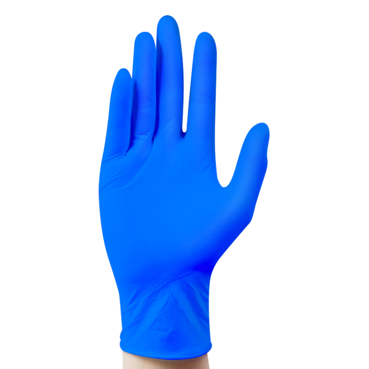 AMMEX BNHDPlus Disposable Nitrile Gloves, Thickened, Non-Slip, Oil-Resistant, Acid And Alkali Resistant, Laboratory Cleaning, Industrial Protection, Size S