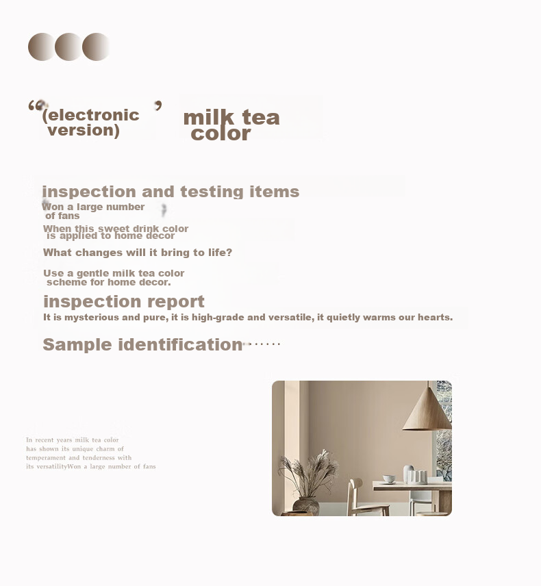 Jinchan Curtain Track Hooks for Bedroom High-End Curtains, Home Blackout And Sun Protection, Milk Tea Color, 300*270 3