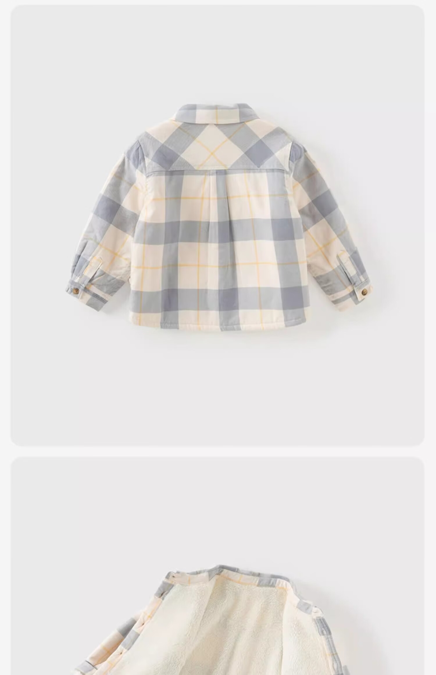 David Bella Boys' Autumn Shirt Plaid Jacket Children's Shirt Kids' Clothing 7