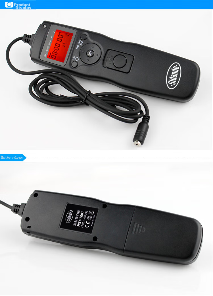 Sidande 7000N1 Timer Cable, Compatible with Nikon D850, D810, D800, D700, D500, D300, D3 And Other Nikon Cameras, Universal Shutter Remote Control 13
