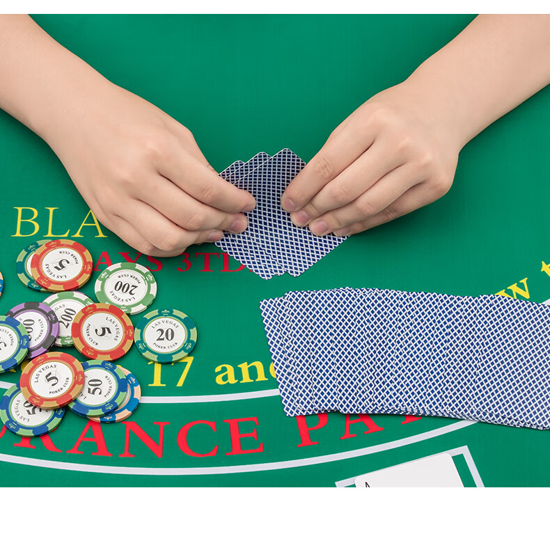 Huasheng Texas Hold'em Poker Chips, 200 Pieces, Clay Poker Chips, Mahjong Tiles, Coin Tokens, Point Coins, Reward Coins, Aluminum Box Set H-031 20