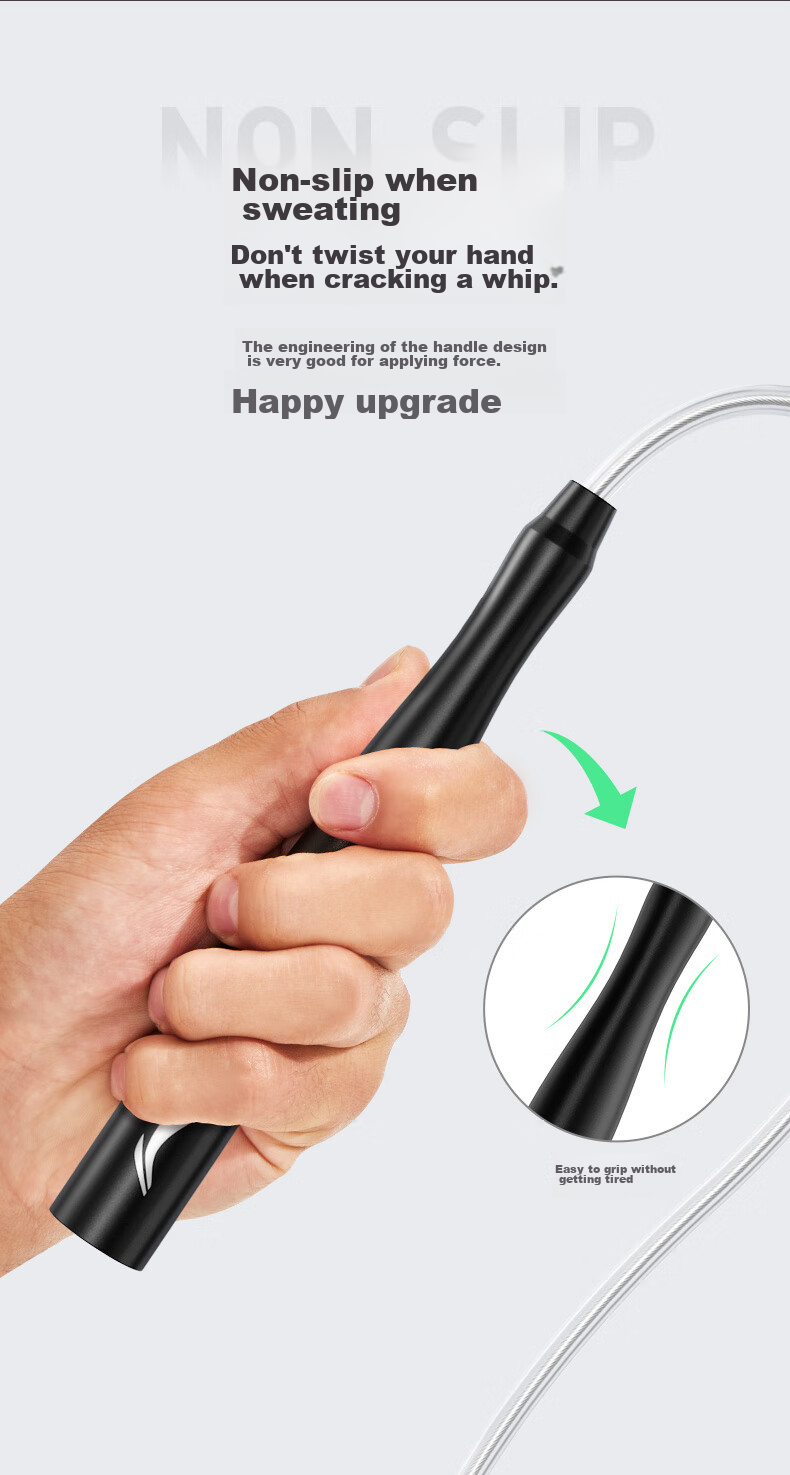 Li-Ning Steel Wire Jump Rope for Adults, Children, Primary And Secondary School Students, Professional Use for Middle School Entrance Exams, Rope Jumping Fitness, Weight Loss, And Speed Competitio 8