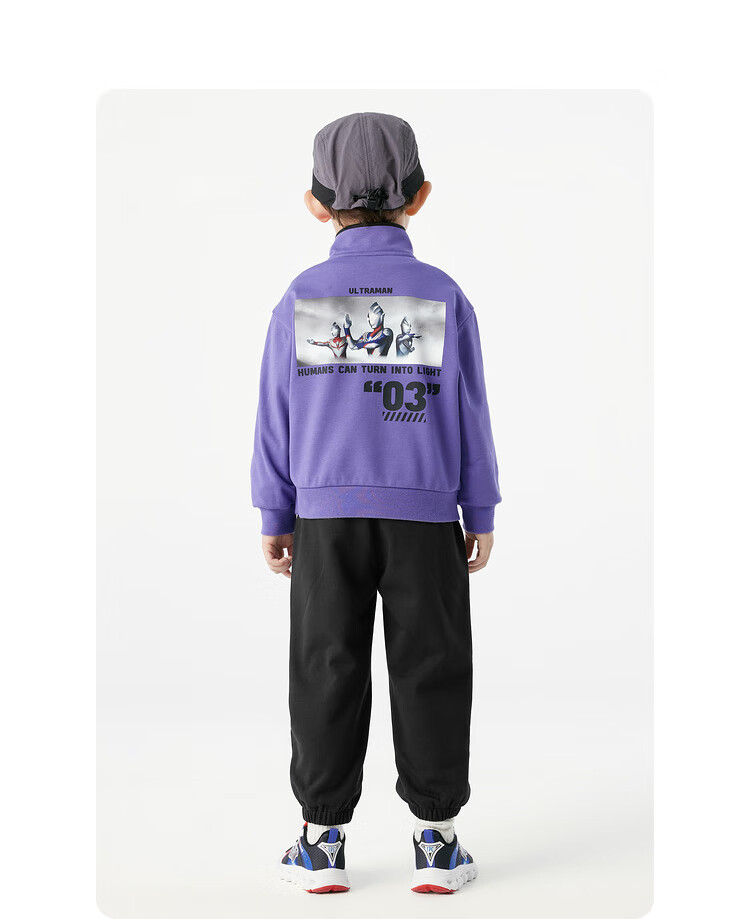 BALABALA Boys' Clothing Set, Autumn Outfit Two-Piece Trendy Set [Ultraman IP], 201324104101 9