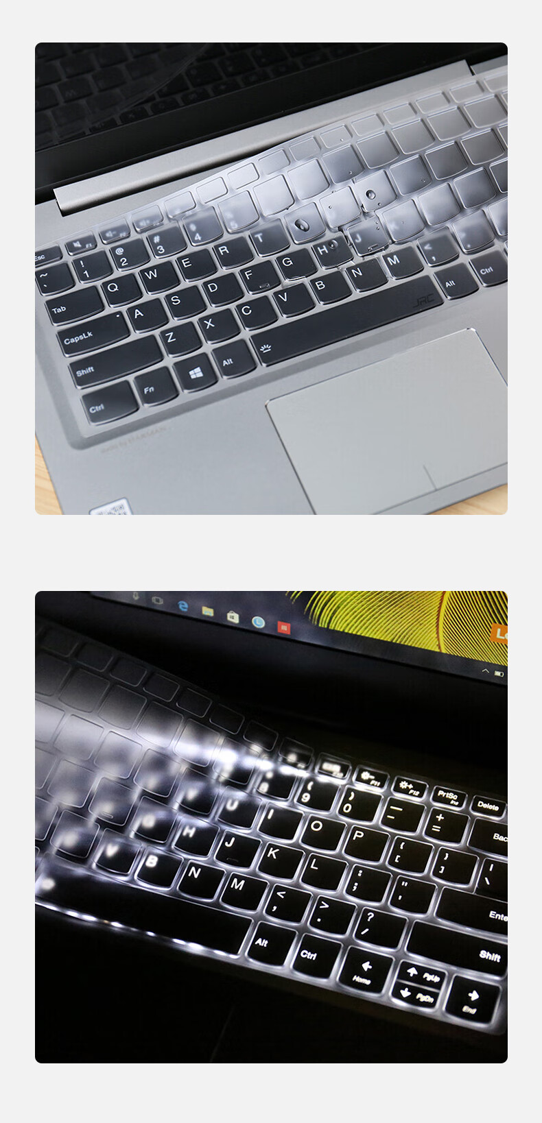 Jiasu Keyboard Cover for Lenovo IdeaPad 14/14s, Yangtian V14/Yangtian S14/Yoga14c 14-Inch Laptop, Transparent Protective Film, Dust Cover 2