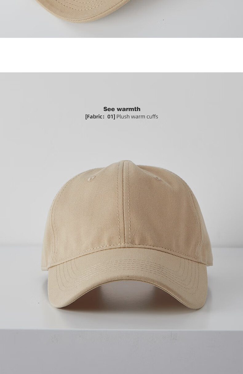 XUEXIMAN Solid Color Baseball Cap for Women, Deep Crown Sun Hat, Large Head Circumference, Face Slimming, Soft Top Duckbill Cap for Women 13