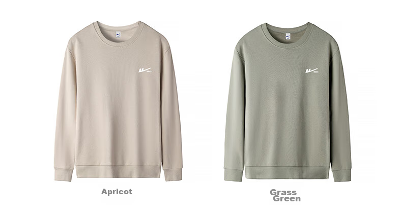 Huili Men's Sweatshirt, Round Neck Long Sleeve T-Shirt, Printed Simple Undershirt, Casual Trendy Jacket for Spring And Autumn, Men's Clothing 10
