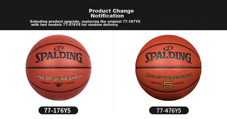 SPALDING Basketball Size 5 Indoor/outdoor Wear-Resistant Dual-Use PU Material Youth Children's Basketball 77-476Y5 1