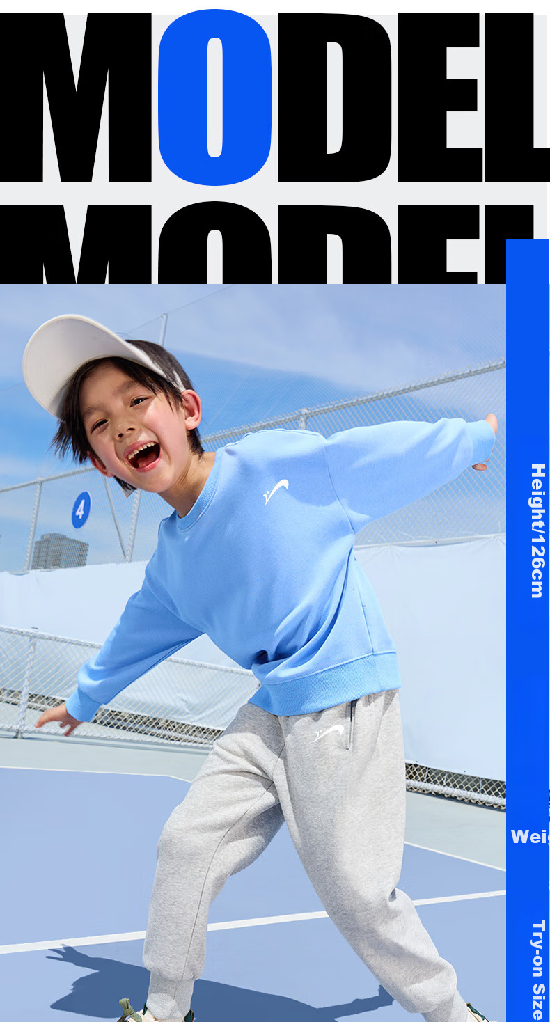 Guirenniao Boys' Spring Outfit, Children's Spring And Autumn Two-Piece Set, Older Boys' Sweatshirt, Boys' Sportswear Set 12