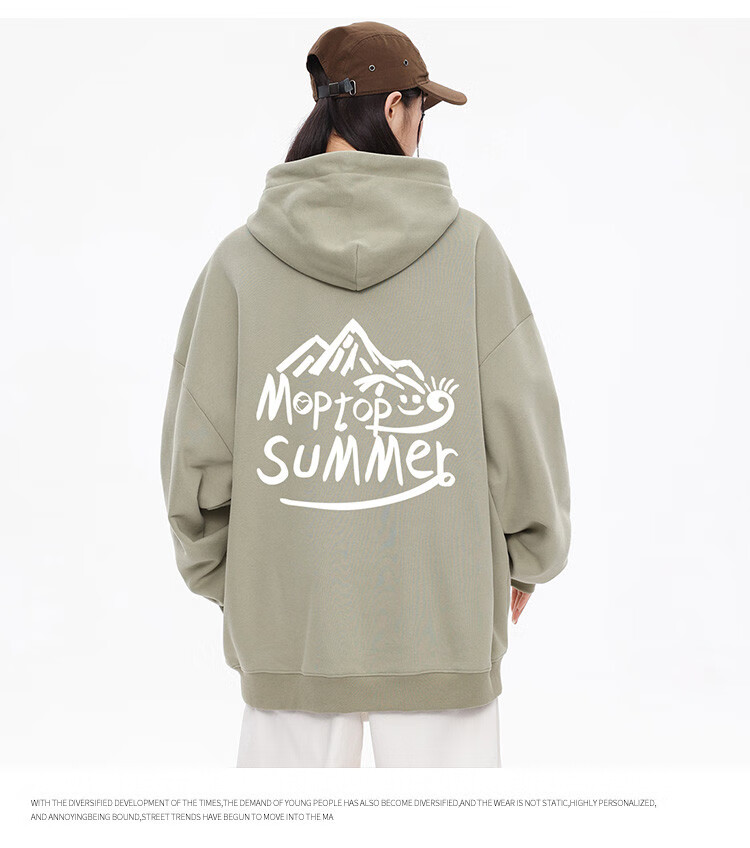 MMOPTOP Trendy Printed Sweatshirt for Men, Spring And Autumn American Style Loose Comfortable Casual Top MMWY01 Black M 16