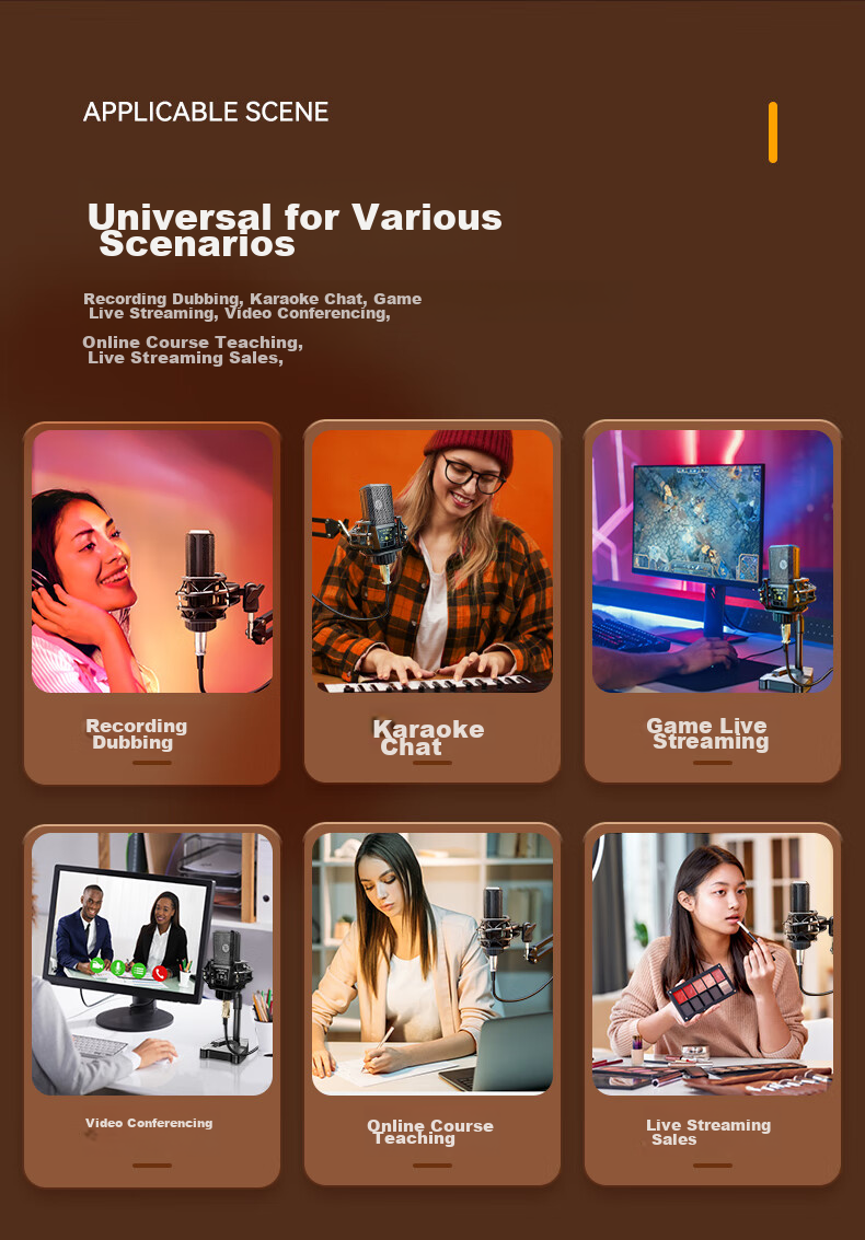 WITGOER [Multi-Mode Professional Sound Card And Microphone Combo] Noise-Cancelling Live Streaming Recording Condenser Monitor for Laptop USB Wired Professional Voice Recording Himalaya 22