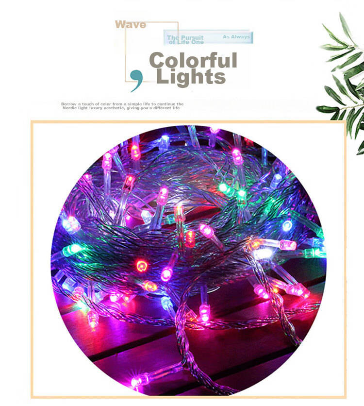 Jingtang Small Colorful Lights, Flashing Starry String Lights, Battery-Powered Birthday Gift Bouquet, Ambient Decorative Light Strips, 5 Pieces 4
