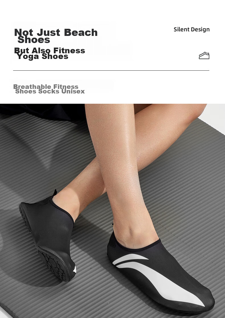 Li-Ning Swimming Shoes for Men And Women, Beach Diving Specialized Socks, Non-Slip, for Beach Combing, Rafting, Snorkeling, Quick-Drying Summer Swimming Equipment 9