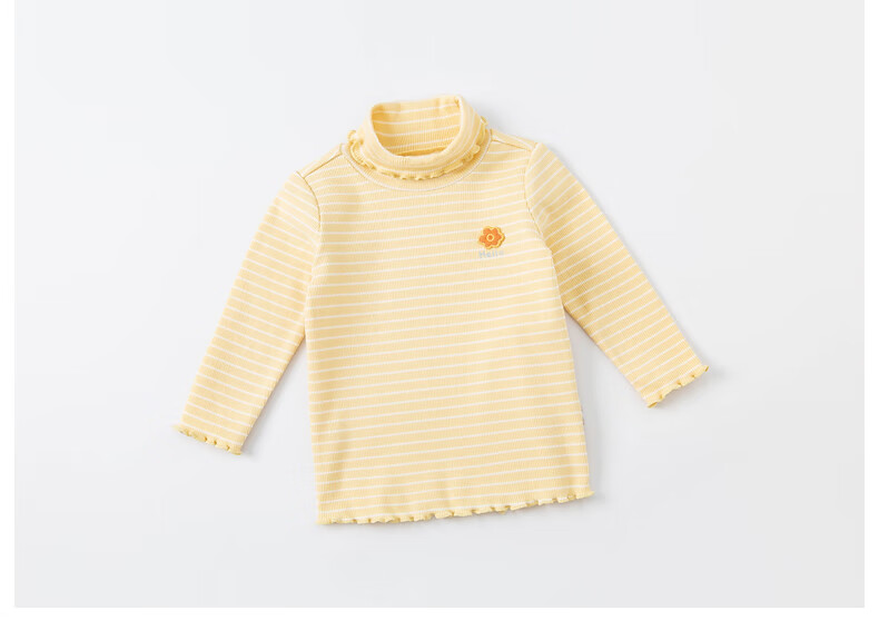 DAVE & BELLA Kids Pullover Girls Long Sleeve Turtleneck Winter T-Shirt Baby Stylish Base Shirt 8