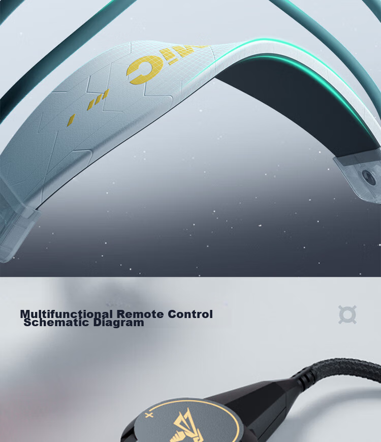 SOMIC G941 Over-Ear Gaming Headset, Esports Headphones, 3.5mm Wired Interface, Computer Gaming Wired Headphones, 3D Stereo Sound, Dual Headband Design, Black 11