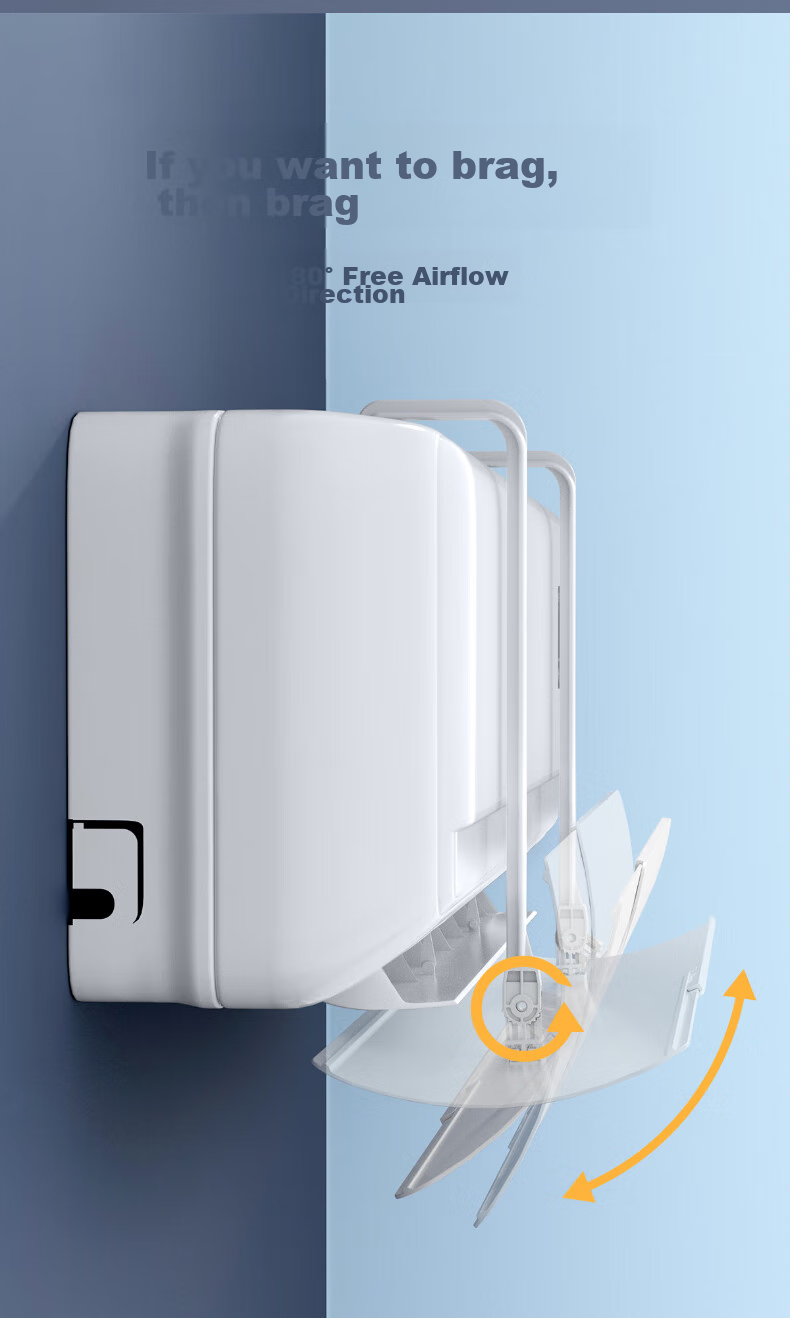 XIAO HUANG HOU Air Conditioner Wind Deflector, Anti-Direct Blowing, PP Material, Baby-Friendly, No Drilling Required 6
