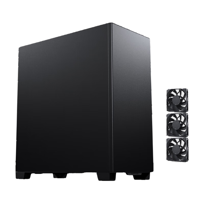 PHANTEKS XT523 Active Noise Reduction Business Desktop Computer Case (All-Metal Appearance/7 Fan Positions/three-Sided Sound-Absorbing Cotton/Type-C Gen2/5080)