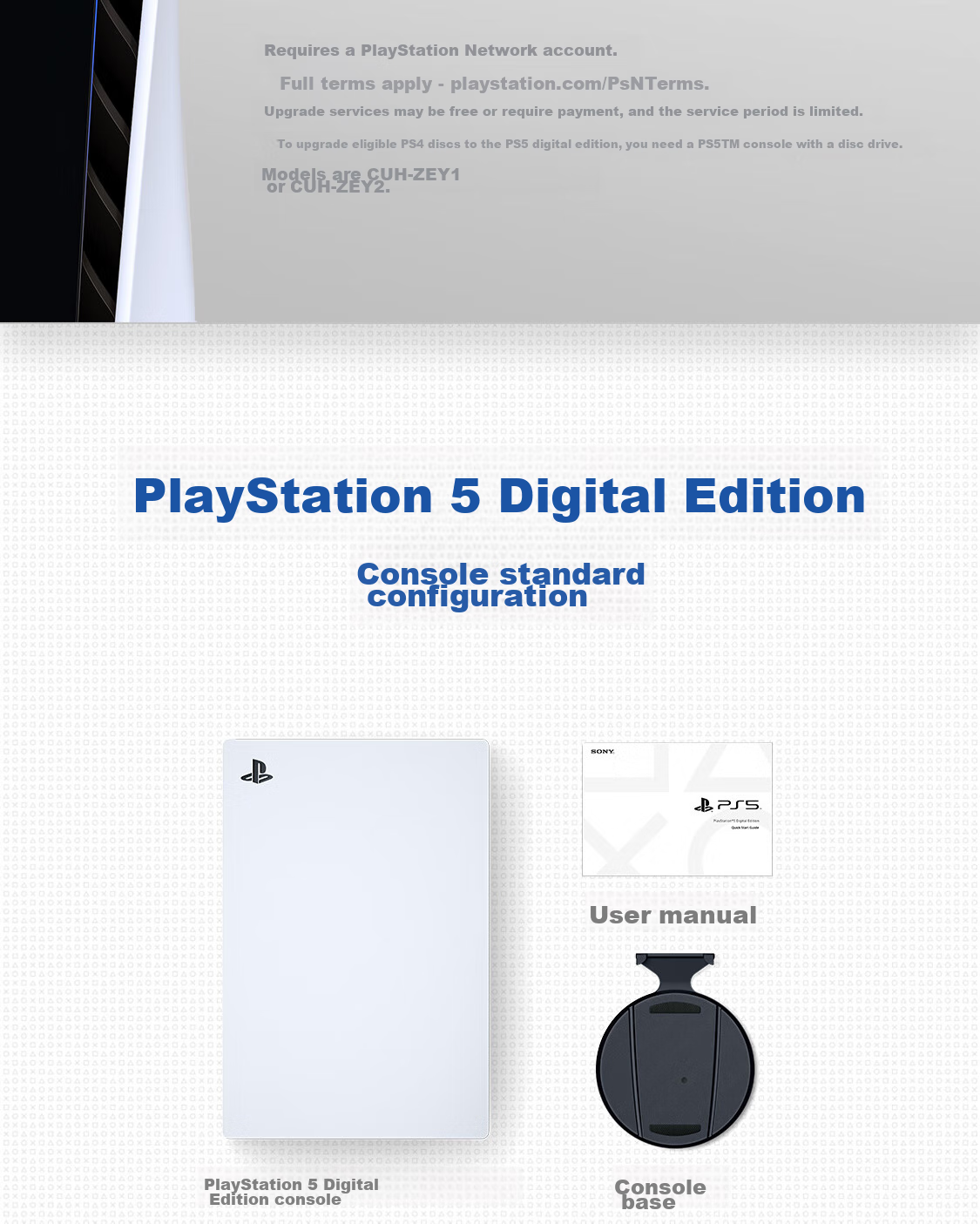 SONY PS5 PlayStation 5 Digital Edition Slim Version China Version PS5 Console PS5 Slim 12