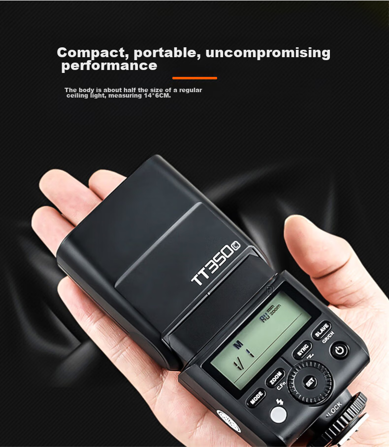Godox TT350S Hot Shoe Light, Outdoor Photography Light, Sony Version, High-Speed TTL Hot Shoe Light 4