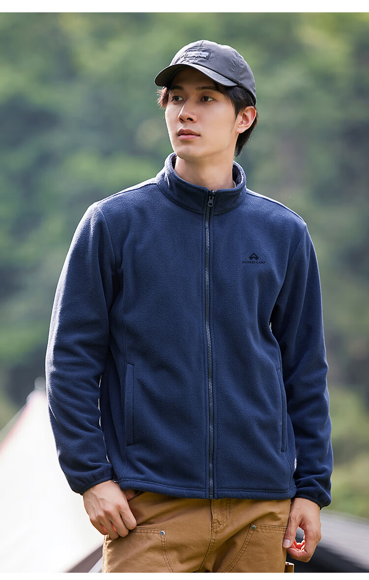 Pioneer Camp [300g Series] Fleece Jacket for Women, Spring And Autumn Casual Women's Jacket, Warm Fleece Inner Lining 16