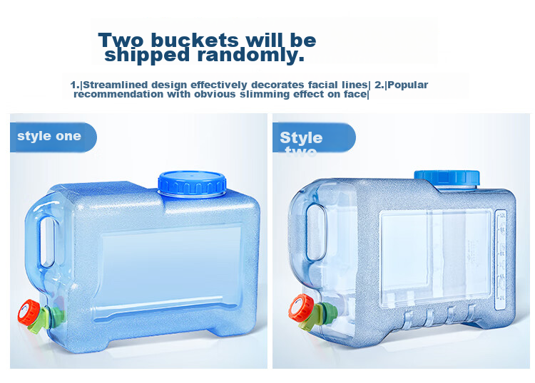 Suncojia Water Bucket, Outdoor Water Storage Bag with Tap, Portable Handheld Water Bag, Large Capacity Sandbag, Foldable Water Bucket 13