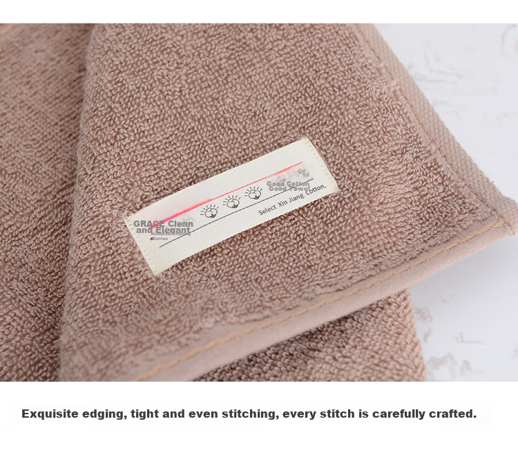 Grace 7A Grade Antibacterial Towels, 3-Pack, Pure Cotton Face Towels, Absorbent, Adult Home Use, All-Cotton, Individually Packaged, Sports 9