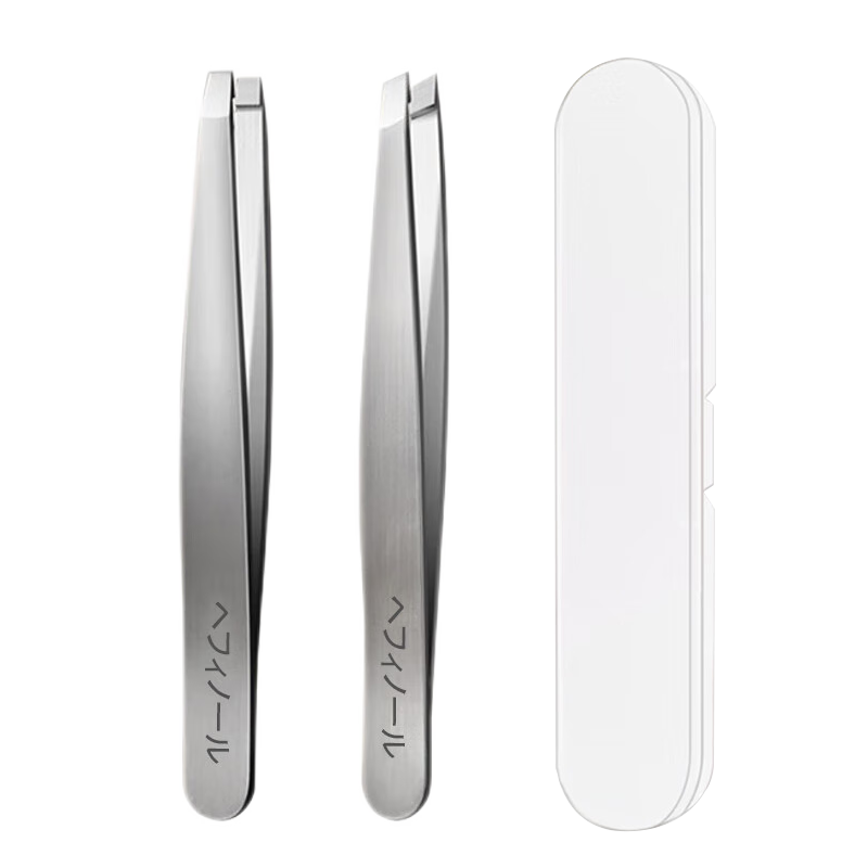 Haifeinuo Tweezers, High-Precision Eyebrow Pluckers, Beard Removal Tools, Hair Plucking Device, Beard Clippers, 2-Pack