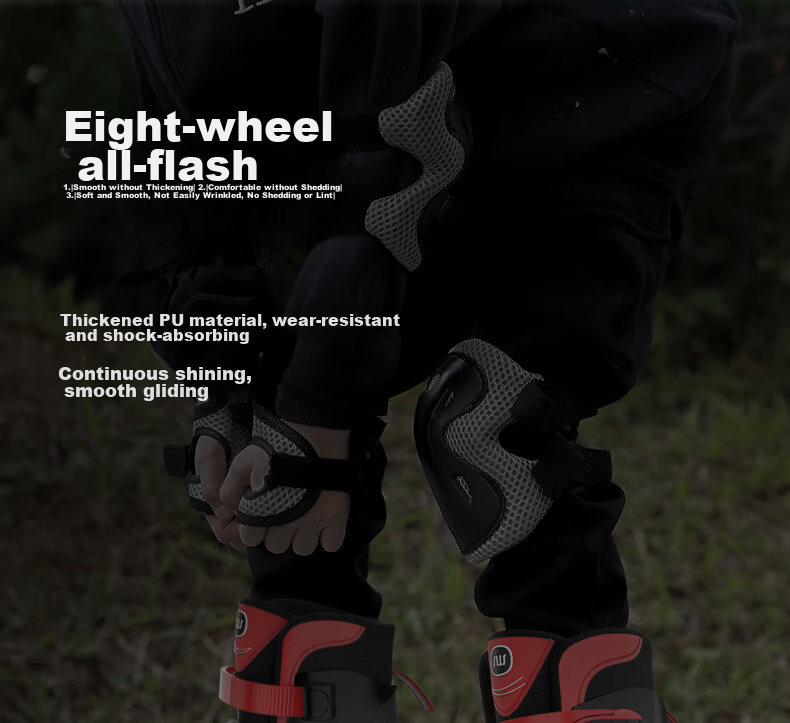 SWAY Roller Skates for Children, Inline Skates Set with Adjustable Wheels for Boys And Girls, Roller Skates for Beginners And Older Kids S7 25