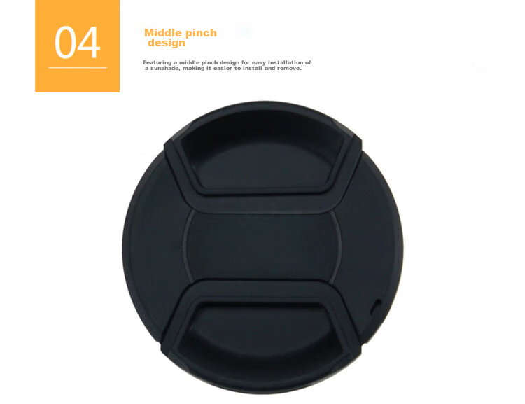 Earlymen 67mm Nikon Lens Cap Protective Cover, Compatible with Nikon D5600/D7200/D7500 Kit 18-140mm Lens, Anti-Dust And Anti-Collision Camera Accessory Lens Cap 5