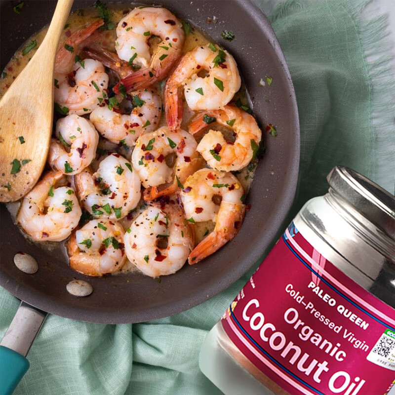 派里奥（Paleo queen）有机冷榨椰子油500ml 斯里兰卡进口烘焙咖啡烘焙漱口护发食用油