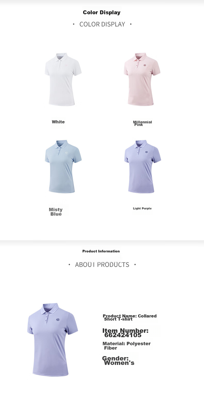 361° Men's Short-Sleeve T-Shirt, Summer Quick-Dry Polo Shirt, Running Fitness Sportswear, Half Sleeve, 652524102D-1 102