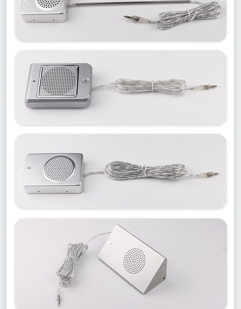 Deshun Window Intercom DS-2008A for Bank Securities Hospital Counter Station Post Office Port Scenic Area Window-Specific Two-Way Intercom Amplifier Microphone 12