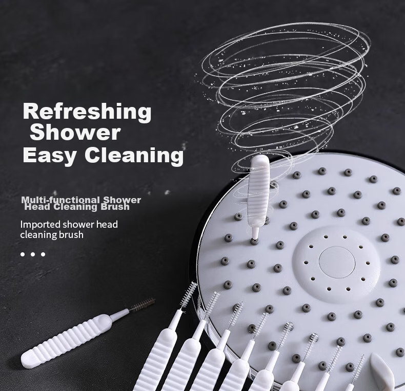 Jiashigao Shower Head Cleaning Brush Set, 50 Pieces, Bathroom Sink Faucet Nozzle Lotus Head Gap Needle Cleaning And Unclogging Small Brush 1