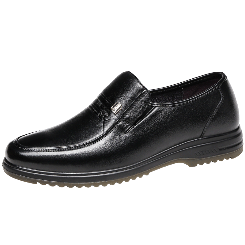LAORENTOU Men's Leather Shoes, Top Grain Cowhide, Cow Tendon Sole, Wear-Resistant, Business Casual Dad Shoes, 510907119, Brown, Size 41