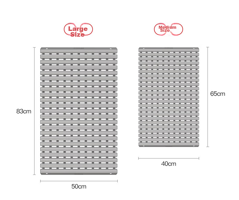 FARLEEHOMES Bathroom Non-Slip Mat, Toilet Anti-Fall Foot Pad, Shower Room Non-Slip Floor Mat, Water Barrier Splicing 14