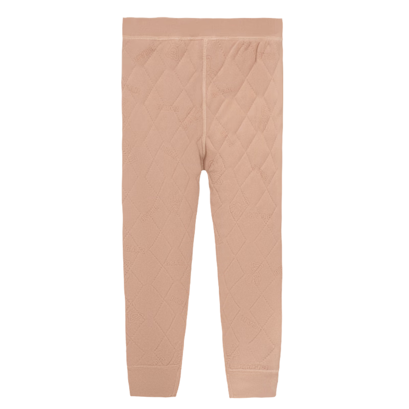 YUZHAOLIN Thermal Underwear Three-Layer Thickened School Uniform Essential Autumn And Winter Children's Set Wearable Outside Brown-Lower Garment Size 140